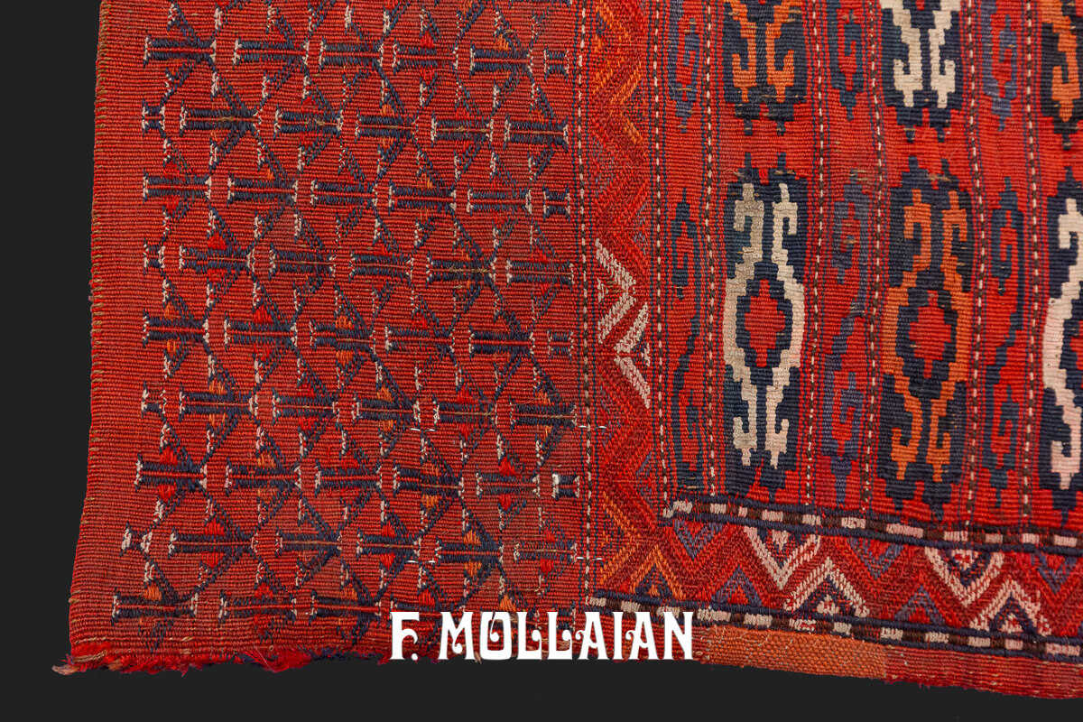 Antique Kilim Rug Giajim Red Color n°:224400